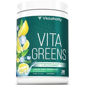 Vita Greens Superfood Powder: Immune and Digestion Support | Enhanced Energy | Daily Multivitamin Blend