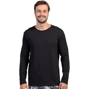 INGEAR Mens Long Sleeve Tee Shirts Cotton - Casual Crewneck Soft - Lightweight Jersey Fabric - Comfortable Style - Base Layer