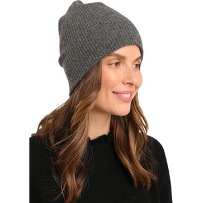 Cashmere 100% Cashmere Easy Ribbed Beanie