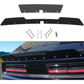 Wickerbill Spoiler for Dodge Challenger 2015-2023 RT SRT Hellcat Scat Pack Add-on Type Wicker Bill with RivNut Tool