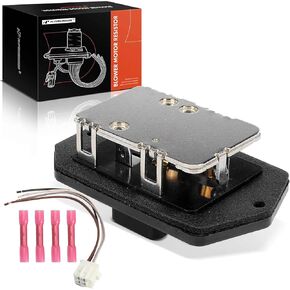 A-Premium HVAC Blower Motor Resistor with Wire Harness Kit Compatible with Toyota & Scion Vehicles - Yaris 2006-2016, xD 2008-2014 - Replace# 8713852030