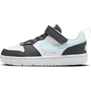 NIKE Court Borough Low Recraft Boys DV5457-105 (White/Pink Foam), Size 12