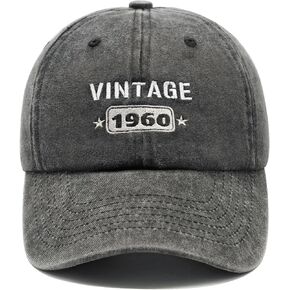 65th Birthday Gifts for Men Women, Happy 65th Birthday Decorations - Embroidered Baseball Cap Adjustable