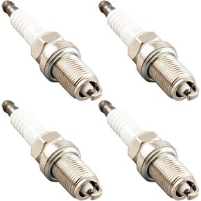 KAX BKR7E 4644 V-Power Spark Plugs 4 Pack Fit for Ranger 800,RZR,500,Sportsman,Boxster,9-5,Cayman,Cayenne,911,4/4,Grand Cherokee,S2000,Dakota,Volt,Sonic,Cruze,Civic,Motorcycles