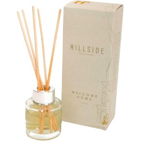 Welcome Home Reed Diffusers, Oil Diffusers for Home, Premium Fragrance Oil Air Freshener, Tart Lemon Fragrance with Spiced Notes of Cinnamon & Clove (6.7 Fl Oz)