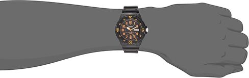 Casio Men's Diver Style Quartz Watch with Stainless Steel Strap, Silver, 23.8 (Model: MRW-200HD-1BVCF) in Saudi Arabia