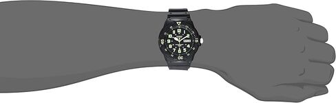 Casio Men's Diver Style Quartz Watch with Stainless Steel Strap, Silver, 23.8 (Model: MRW-200HD-1BVCF) in Saudi Arabia