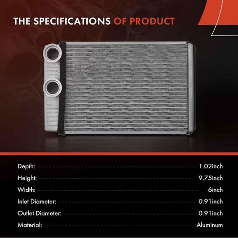A-Premium Front HVAC Heater Core Compatible with Buick Regal 2011-2016, LaCrosse 2010-2016, Verano 2012-2016 & Chevrolet Cruze & Cadillac SRX 2010-2011 & Volt 2011-2015 in Saudi Arabia