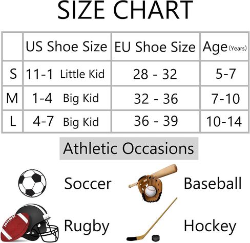 LO SHOKIM Boys Soccer Socks Kids Football Socks Girls Knee High Socks Striped Baseball Softball Athletic Tube Stockings in Saudi Arabia