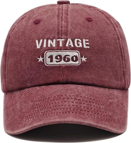 65th Birthday Gifts for Men Women, Happy 65th Birthday Decorations - Embroidered Baseball Cap Adjustable in Saudi Arabia