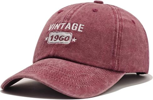 65th Birthday Gifts for Men Women, Happy 65th Birthday Decorations - Embroidered Baseball Cap Adjustable in Saudi Arabia