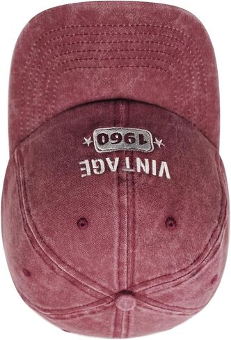 65th Birthday Gifts for Men Women, Happy 65th Birthday Decorations - Embroidered Baseball Cap Adjustable in Saudi Arabia