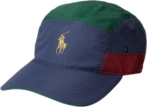 قبعة POLO RALPH LAUREN للرجال مكونة من خمس طبقات، كحلي، أخضر، أحمر، مقاس واحد (مكشوف الألوان، مقاس واحد) in Saudi Arabia