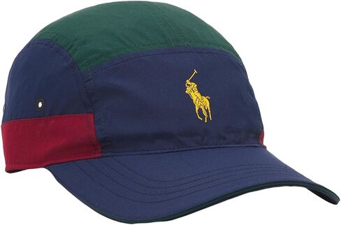 قبعة POLO RALPH LAUREN للرجال مكونة من خمس طبقات، كحلي، أخضر، أحمر، مقاس واحد (مكشوف الألوان، مقاس واحد) in Saudi Arabia