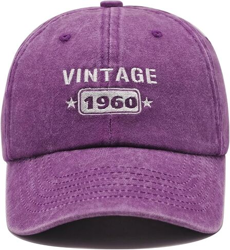 65th Birthday Gifts for Men Women, Happy 65th Birthday Decorations - Embroidered Baseball Cap Adjustable in Saudi Arabia