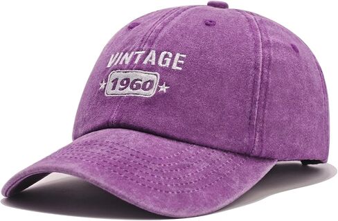 65th Birthday Gifts for Men Women, Happy 65th Birthday Decorations - Embroidered Baseball Cap Adjustable in Saudi Arabia