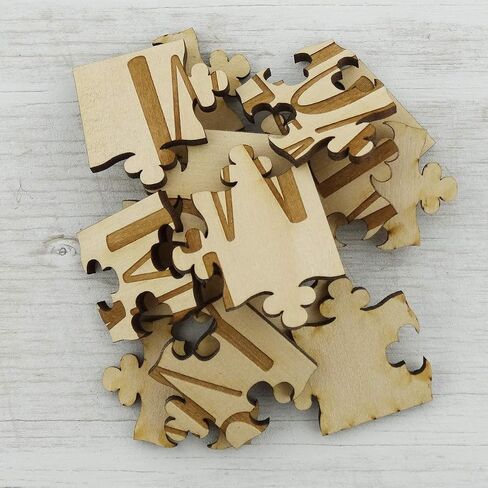 Will You Marry Me Proposal 15 Piece Jigsaw Puzzle Laser Engraved Rustic Basswood 6" x 3.5" in Saudi Arabia