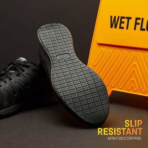 Avia Avi-Skill Non Slip Shoes for Men – Men's Work & Safety Footwear - Black in Saudi Arabia