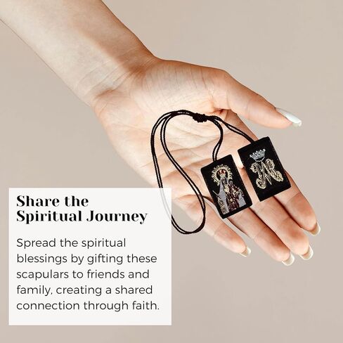Escapulario de la Virgen del Carmen Pack of 3 Escapulario Catolico Brown Scapular of Our Lady of Mount Carmel Scapular Necklace Carmel Scapular Catholic Scapular Medal Brown Scapulars in Saudi Arabia