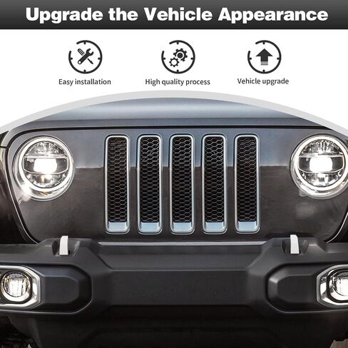 CheroCar Bumper Tow Hook Covers Tow Hook Protector External Accessories for Jeep Wrangler JK JL,for Jeep Gladiator TJ,White…… in Saudi Arabia