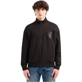 Armani Exchange Men's Limited Edition Mixmag Logo Patch Full Zip Sweatshirt