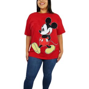 Disney Womens Mickey Mouse Plus Size Tee