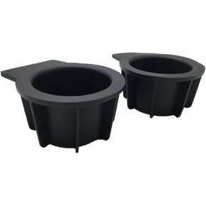 ZYTC Front Center Console Cup Holder Inserts Rubber for Ford F-150 Expedition Navigator Pack of 2