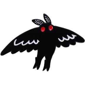 Punk Gothic Animal Bat Mothman Enamel Pins Backpack Hat Clothes Jewelry Brooch