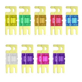 NIIIYTYB 18Pcs Mini Fuse ANL Pack ANL Fuses for Automotive Marine Audio Electronic Systems Fuse Set (20A 30A 40A 50A 60A 80A 100A 125A 150A)