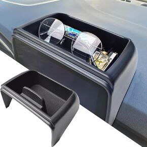 Dashboard Storage Box Compatible with Ford Escape 2020-2025 Interior Accessories 8-inch Center Console Dash Organizer Insert Tray, Back (Not fit 13.2" Screen)