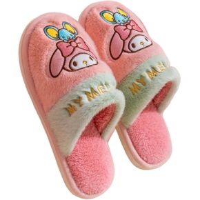 Melody & Mouse Home Slippers for Girls Kids Children