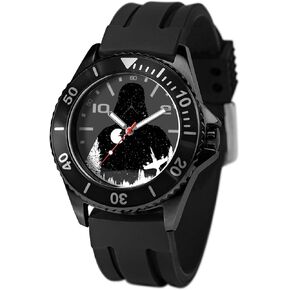 STAR WARS Adult Watch, Honors Diver Bezel Analog Quartz Strap Watch