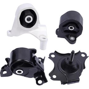 Engine Motor and Transmission Mount Kit Compatible with 2001-2005 Civic 1.7L L4 & 2001-2005 Ac-ura EL 1.7L L4 Manual Transmission，Replace OE A4511 A6588 A6589 A6591 Set of 4