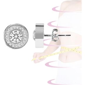 Lymphvity Therapy Earrings for Women, Lymphatic Halolux Lymphvity Germanium Earrings Acupuncture Lymph Detox Earring Drainage Jewelry 18 K Gold Plated Stud Rhinestone Gift
