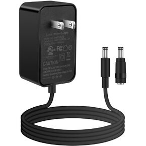 12V 4A Power Supply - C 100-240V 50/60Hz to DC 12 Volt 4Amp 48W Power Adapter w/ 5ft Power Cord 5.5x2.1mm & 5.5x2.5mm Jack for Household Electronics (White)