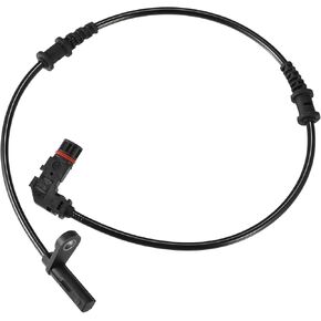 Motoforti Front Left Front Right ABS Sensor, Wheel Speed Sensor, for Mercedes-Benz C230 2002-2007, Plastic, 2035400417 A2035400417 100001031, Black