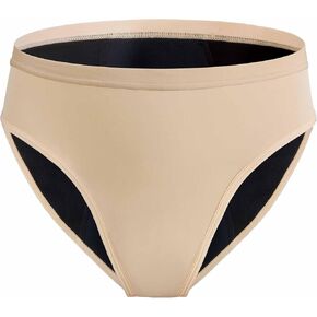 Washable Womens Incontinence Underwear, 4 oz Absorbent Leak Proof Panties for Ladies Moderate Urine Leakage 1 Pack (Black, 2XL)