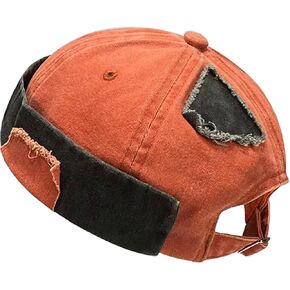 Dome Brimless Hats for Women Men Sailor Docker Beanie Cap Hip Hop Skull Caps