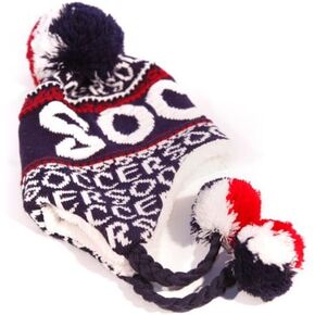 Robin Ruth Soccer Winter Hat | Deluxe Soccer Beanie | Be Noticed | Great for Soccer Moms + Dads