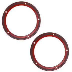 5 Holes Twin Cam Derby Cover Gasket Replacement Fits for 1999-2016 Harley Touring Dyna Electra Glide Softail Fatboy FXD 1999-2016 25416-99X. - 2PCS