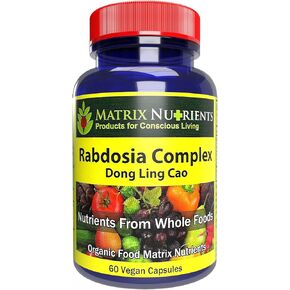 RABDOSIA Complex - Highly Potent Antioxidant for Maximum Cell Protection! - 100% Natural Ingredients: Rabdosia Extract, Green Tea, Resveratrol, Rutin - Vegan Capsules (60ct)