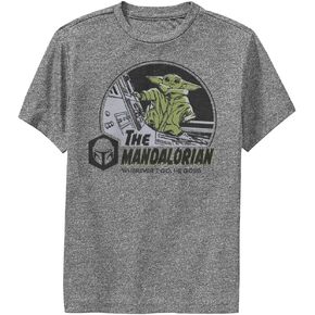 STAR WARS Mandalorian Child in Space Boys Short Sleeve Tee Shirt