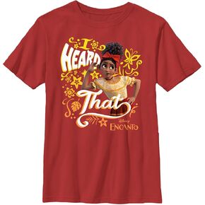 Disney Kids' Encanto Delores Heard Boys Short Sleeve Tee Shirt