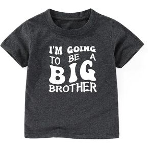 im Going to Be a Big Brother t Shirt for Boys 2t Big Bro Toddler Shirts Boys Outfit Gifts Gray