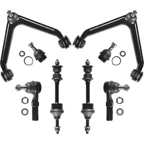 Front Upper Lower Suspension Kit Control Arm Ball Joint Sway Bar Tie Rod Fit for 2002-2005 DODGE RAM 1500 2WD- 8pcs