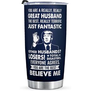 Aurahouse Christmas Gifts for Boyfriend, Funny Boyfriend Gifts Tumbler 20 Oz, Birthday Gifts for Boyfriend, Anniversary Boyfriend Gifts, Father's Day Gifts for Him Boyfriend, Valentines Day Cup