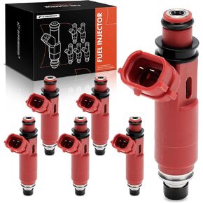 A-Premium Set of 6 Fuel Injectors Compatible with Mitsubishi Montero 2001 2002, 3.5L