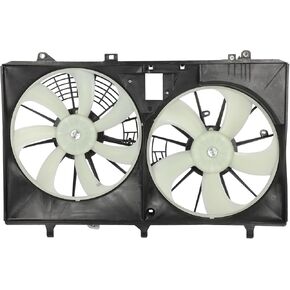 SCITOO Radiator Cooling Fan Compatible with 621-530 622670 2010-2015 for RX350 2011-2016 for Toyota Sienna