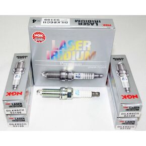 OVERSTOCKDIRECT Genuine OEM 93199 Laser Iridium Spark Plug DILKR6C11 Made by NGK DILKR6C-11 (4 Pack) in Kuwait