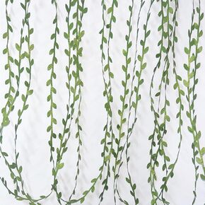 328 FT Artificial Ivy Greenery Garland,Fake Vines,Artificial Vines Leaves String,Green Leaf Ribbon for Jungle Botanical Party Wedding Home Wreaths DIY Craft